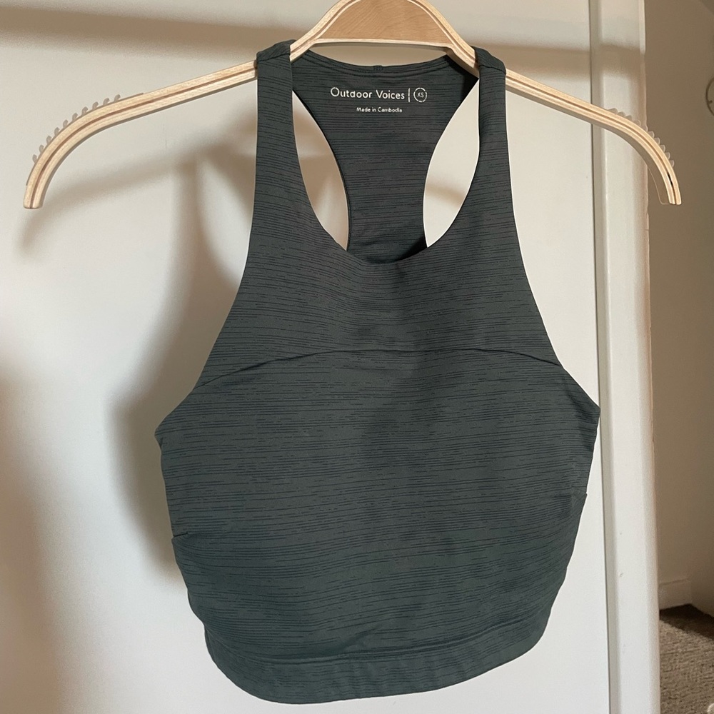 Outdoor voices, XS, crop sports bra